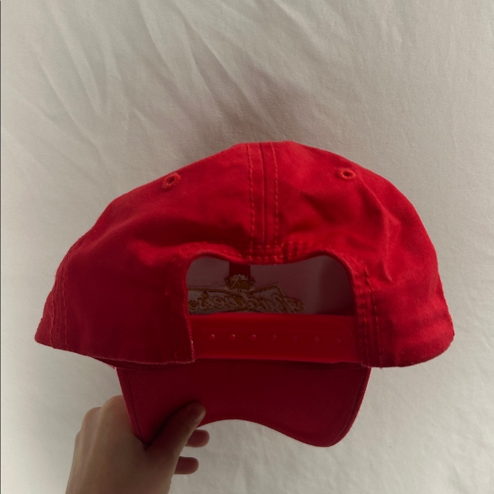Anheuser Busch Red Budweiser Hat - Picture 3 of 5